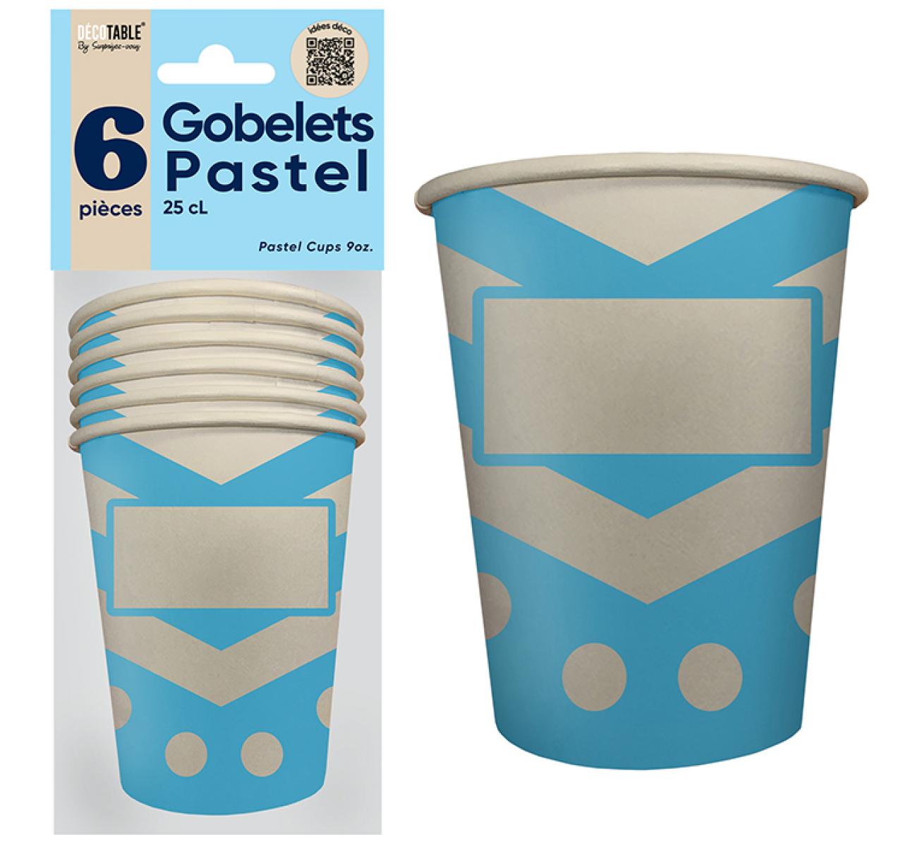 Gobelets Pastel