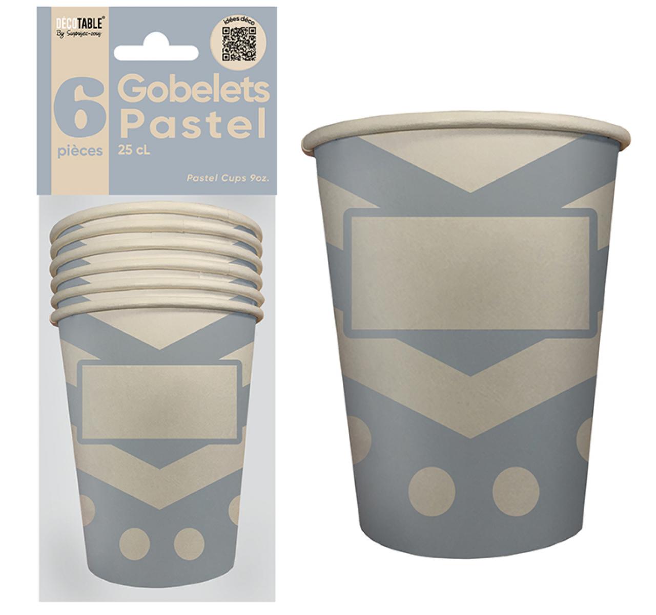 Gobelets Pastel