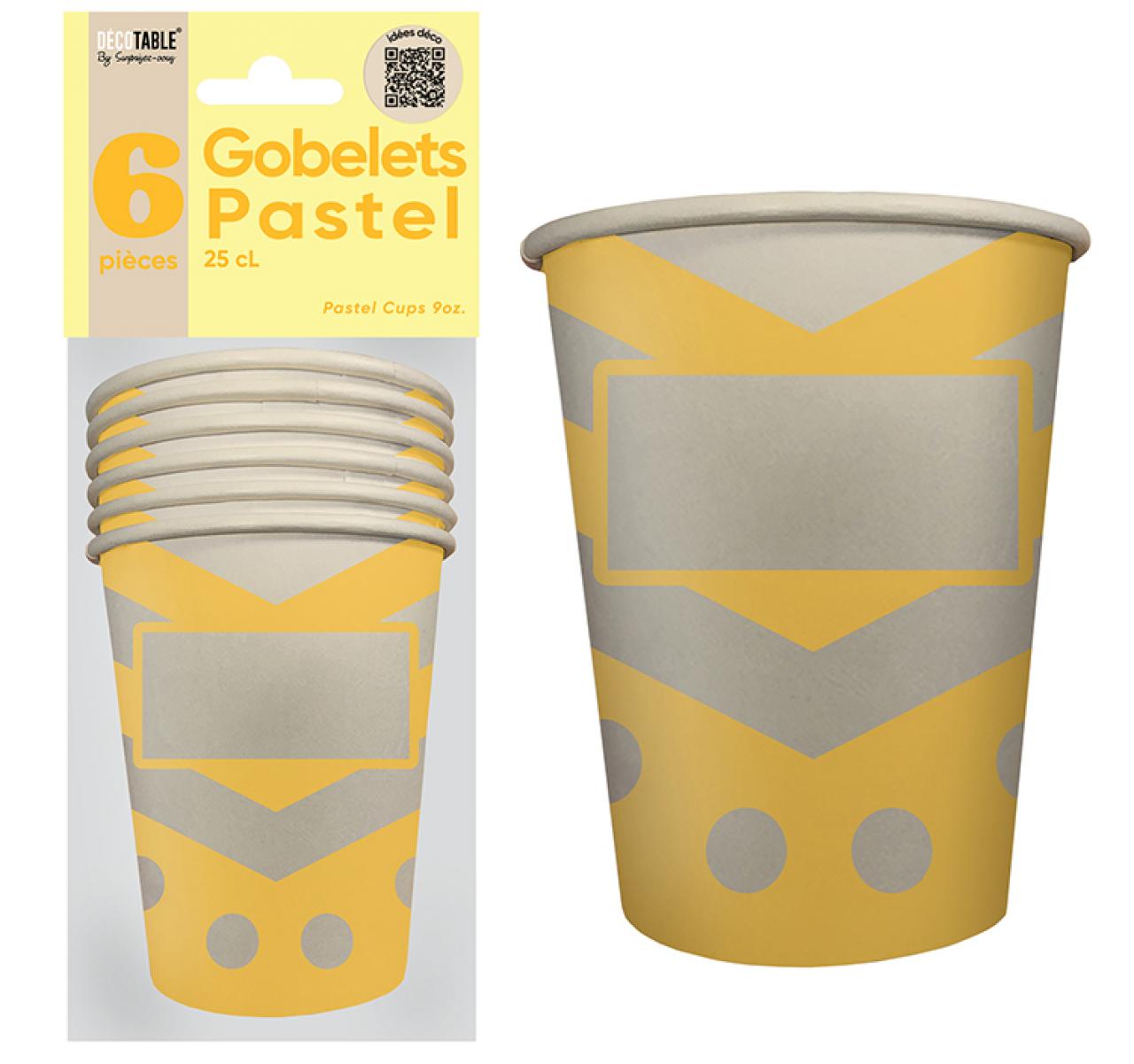 Gobelets Pastel