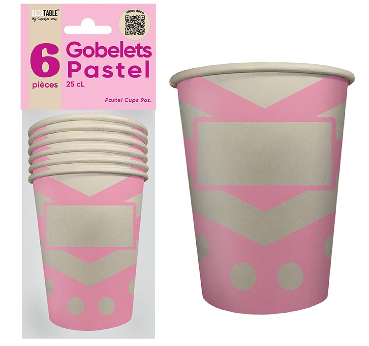 Gobelets Pastel