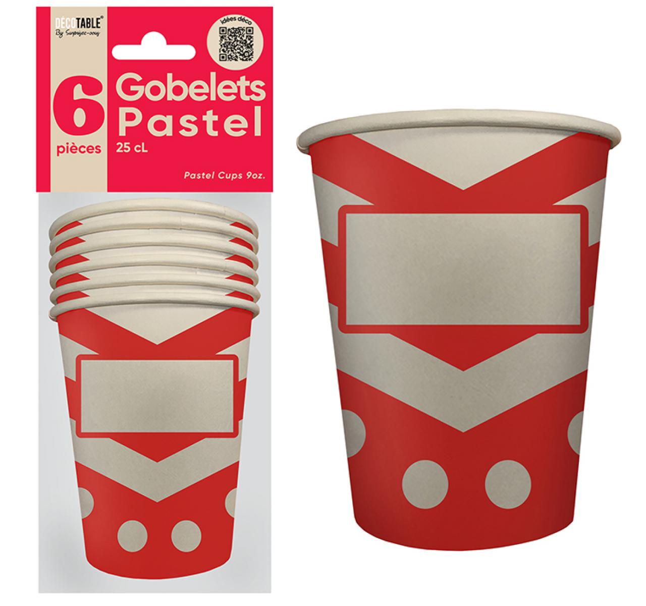Gobelets Pastel