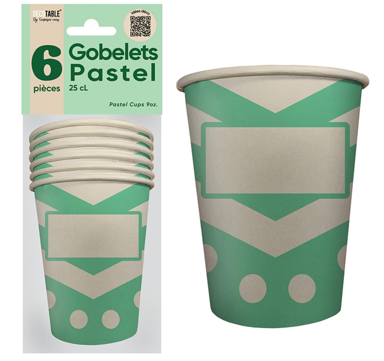 Gobelets Pastel