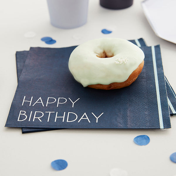 Serviette happy birthday