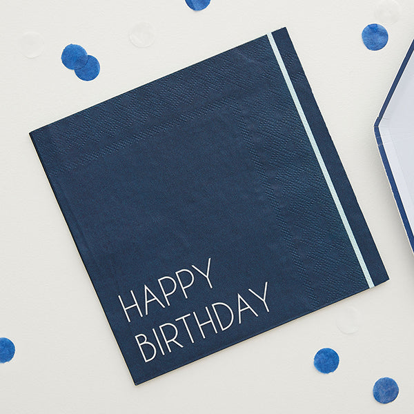 Serviette happy birthday