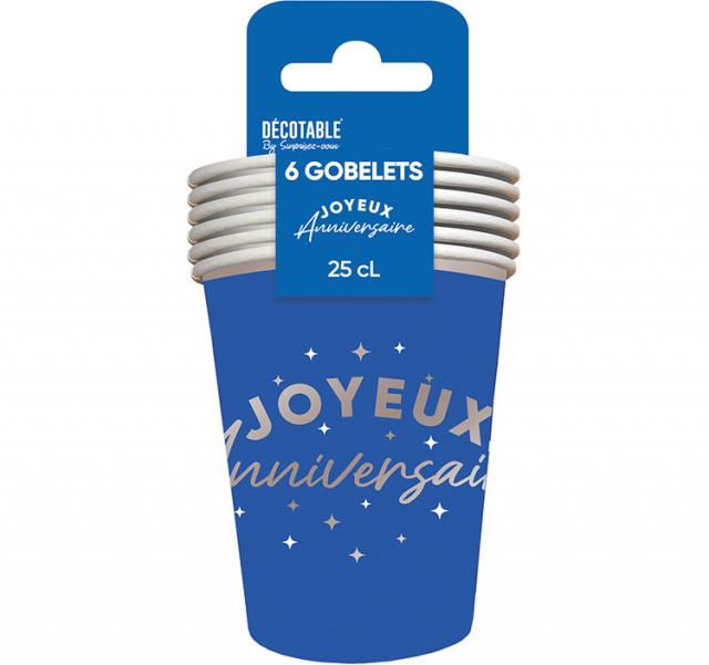 Gobelets Joyeux Anniversaire