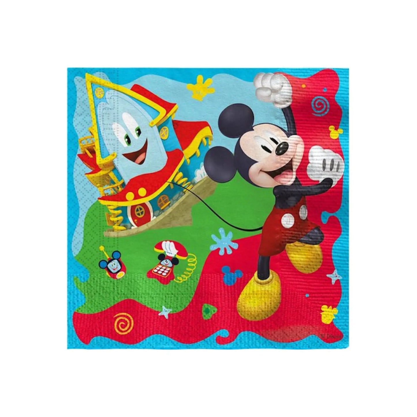 Serviettes de fête Mickey Mouse – Lot de 20