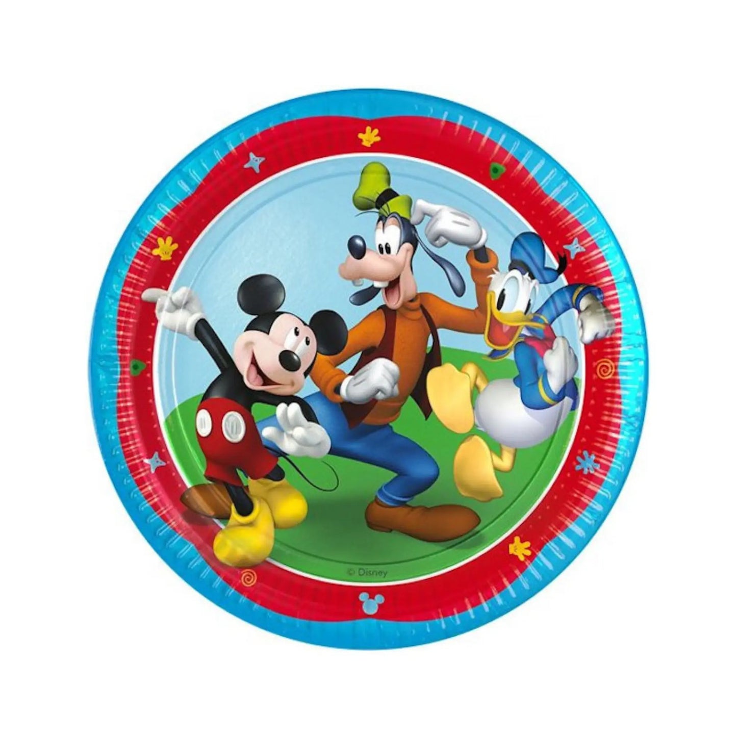 Assiettes d’anniversaire Mickey Mouse – Lot de 8