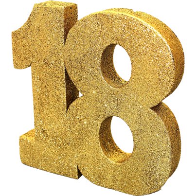 Décoration de table 18 ans