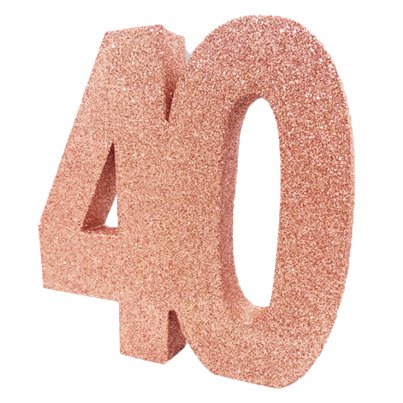 Décoration de table 40 ans