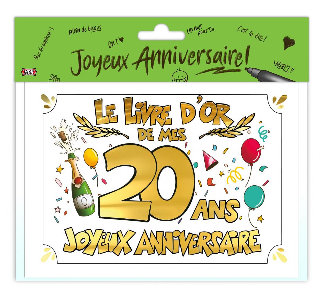 Livre d'or âge
