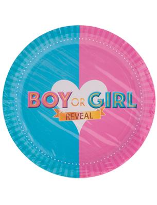 assiettes boy or girl