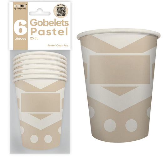 Gobelets Pastel