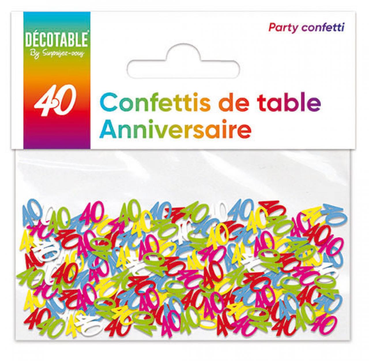 Confetti de table