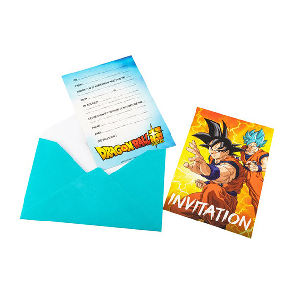 Carte invitation Dragon Ball Z