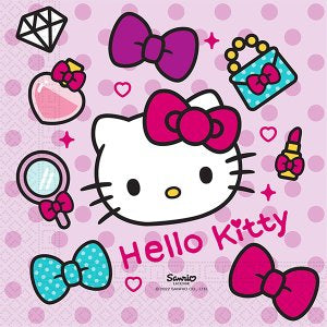 Serviettes Hello Kitty