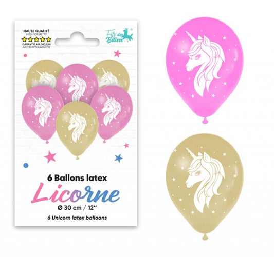 Sachet ballons licorne