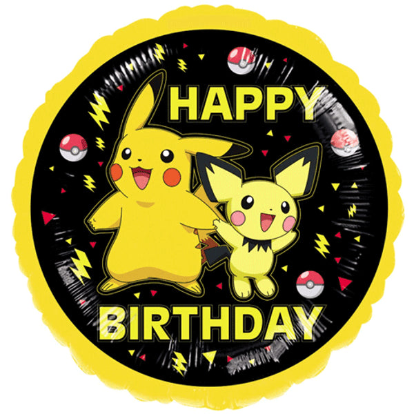 Ballon Pikachu happy birthday