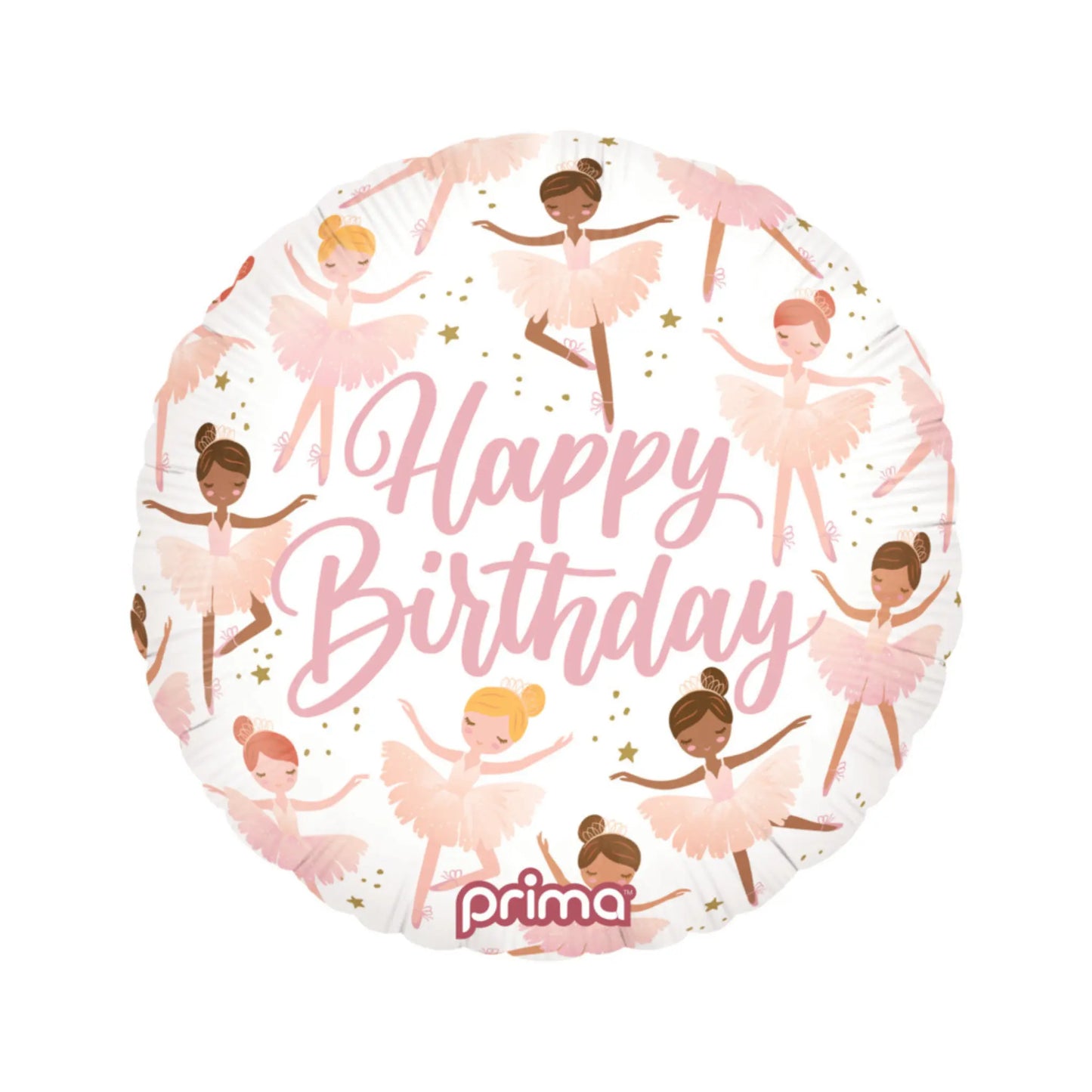 Ballon Happy Birthday Ballerines 18"
