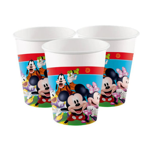 Gobelets de fête Mickey Mouse – Lot de 8