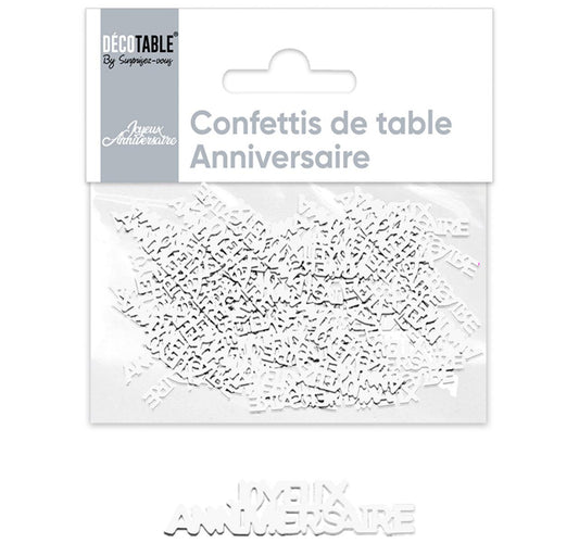 Confetti Joyeux Anniversaire papier