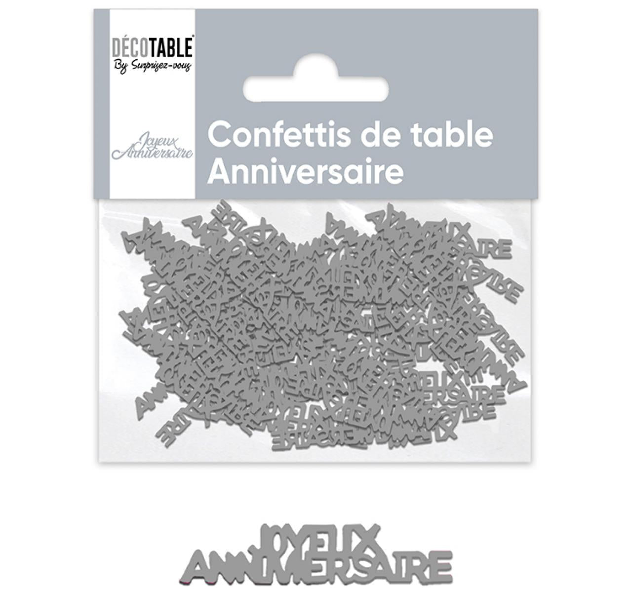 Confetti Joyeux Anniversaire papier