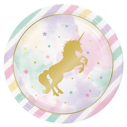 Assiettes licorne