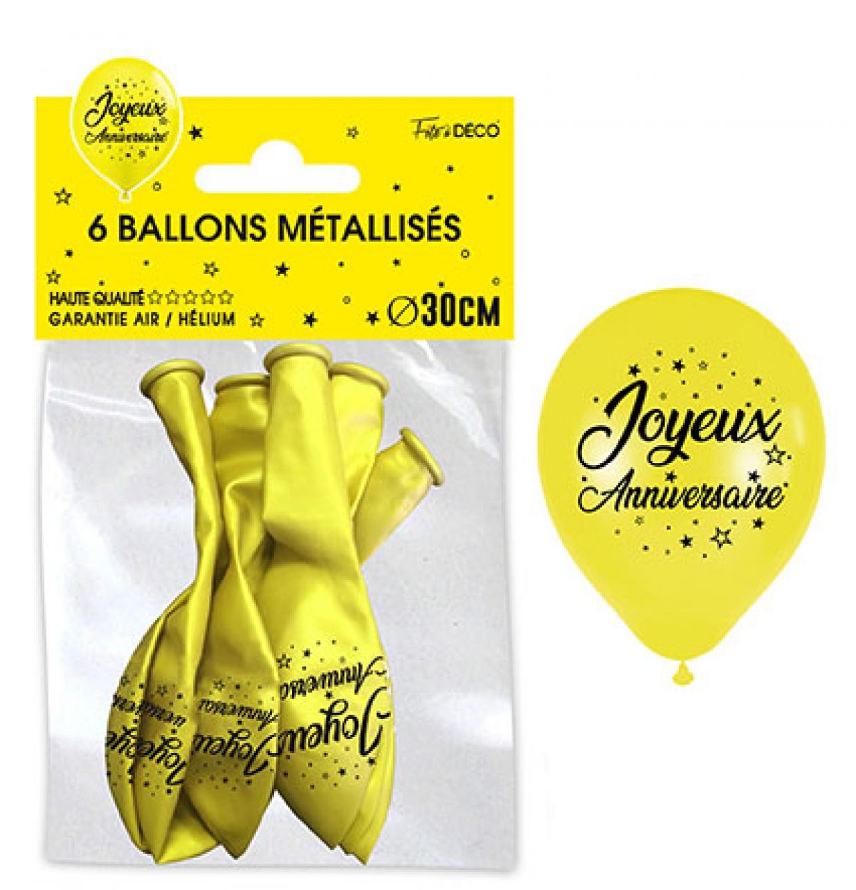 Ballons joyeux anniversaire