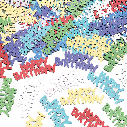 confetti happy birthday