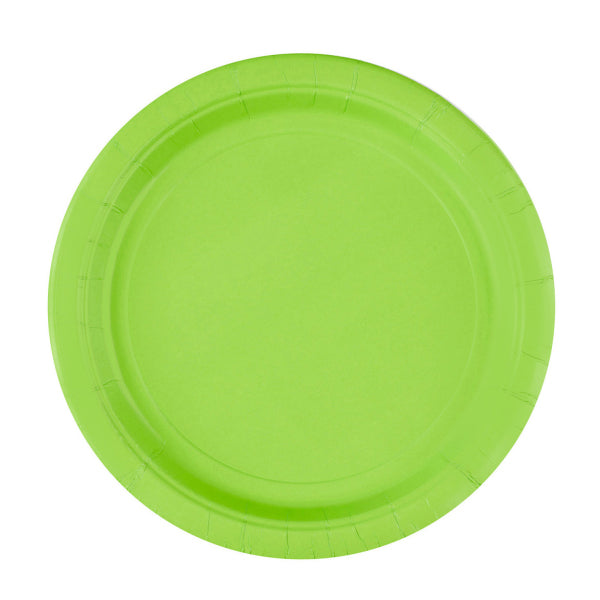 assiettes vert